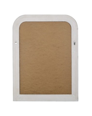 DAKOTA - Bleached beige wood mirror 77 x 5 x 100