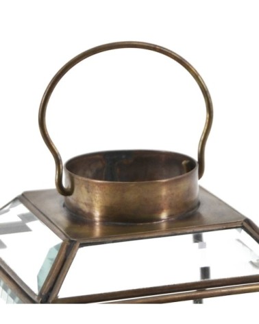 BISEL - Small square candle holder 10 x 10 x 15