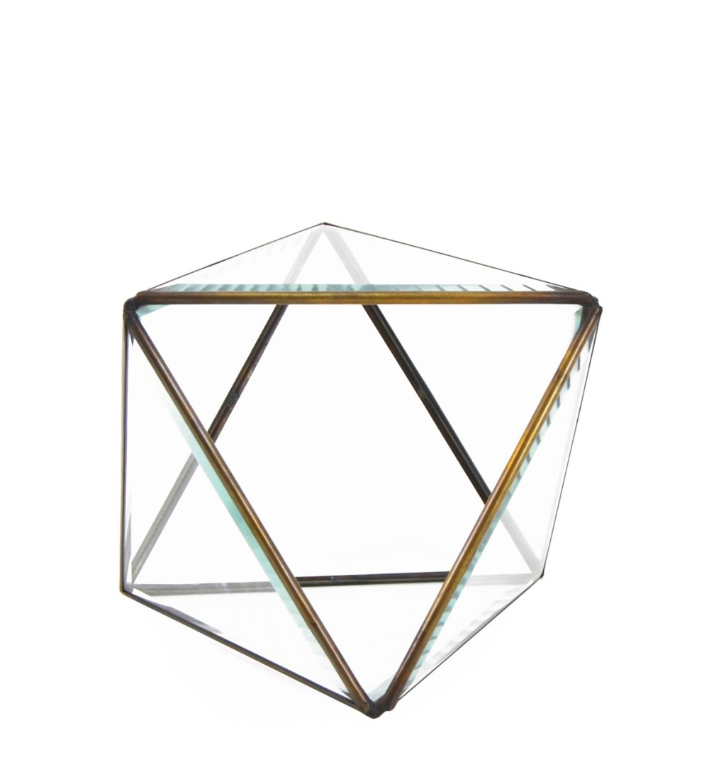 BISEL - Vitrina de triangulos 16 x 16 x 13