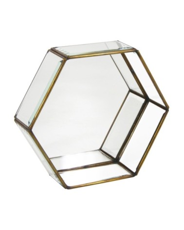 BISEL - Petite boîte hexagonale 16 x 14 x 6