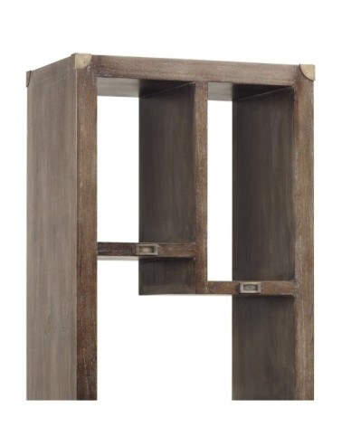 INDUSTRIAL - Mindi wood bookcase 55 x 40 x 190