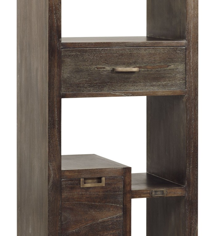 INDUSTRIAL - Mindi wood bookcase 55 x 40 x 190