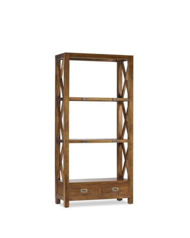 STAR - Mindi bookcase with bronze accessories 80 x 35 x 165