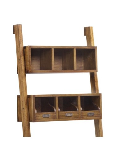 STAR - Ladder-style mindi shelf 65 x 38 x 190