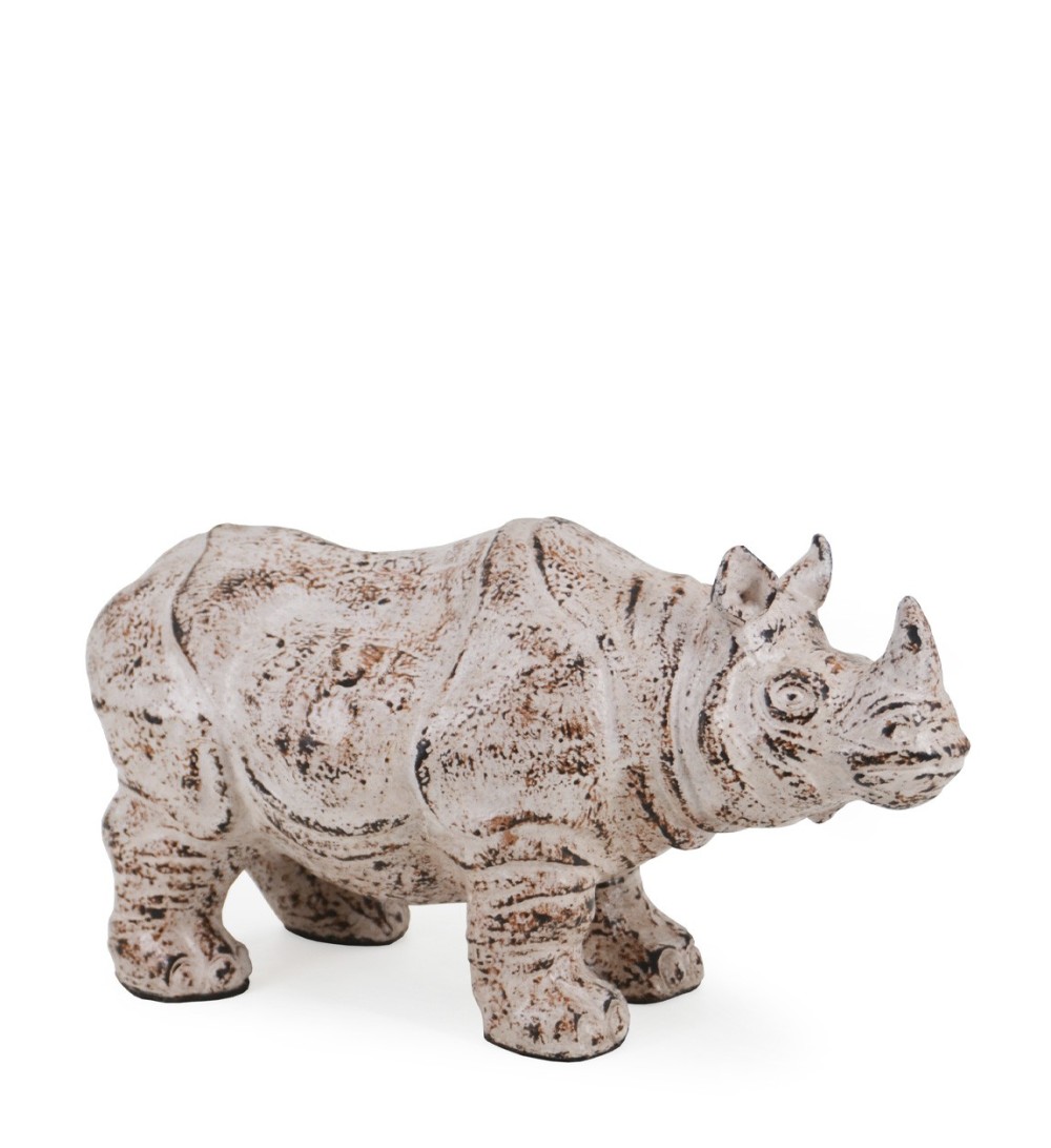 Figure de rhinocéros 45 x 25 x 20