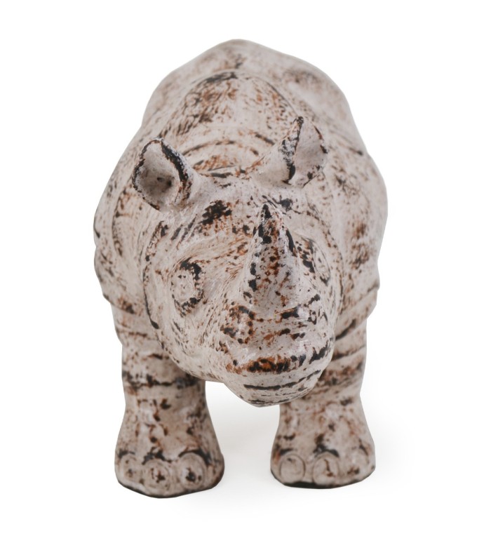 Figure de rhinocéros 45 x 25 x 20