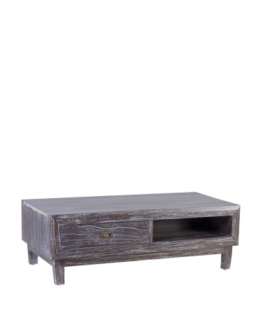 SINDORO - Mindi wood coffee table 120 x 60 x 40