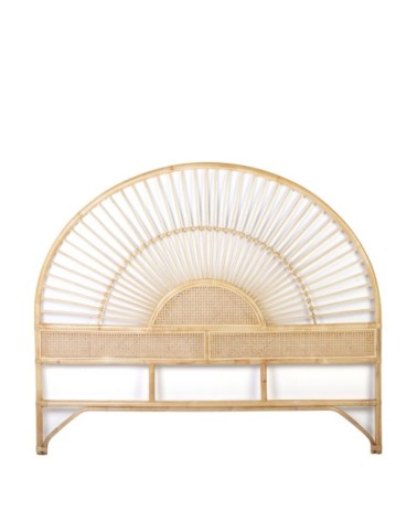 RATTAN - Tête de lit en rotin 165 x 5 x 125