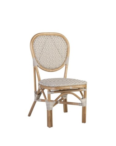 BISTRO - Chaise en rotin 50 x 58 x 94