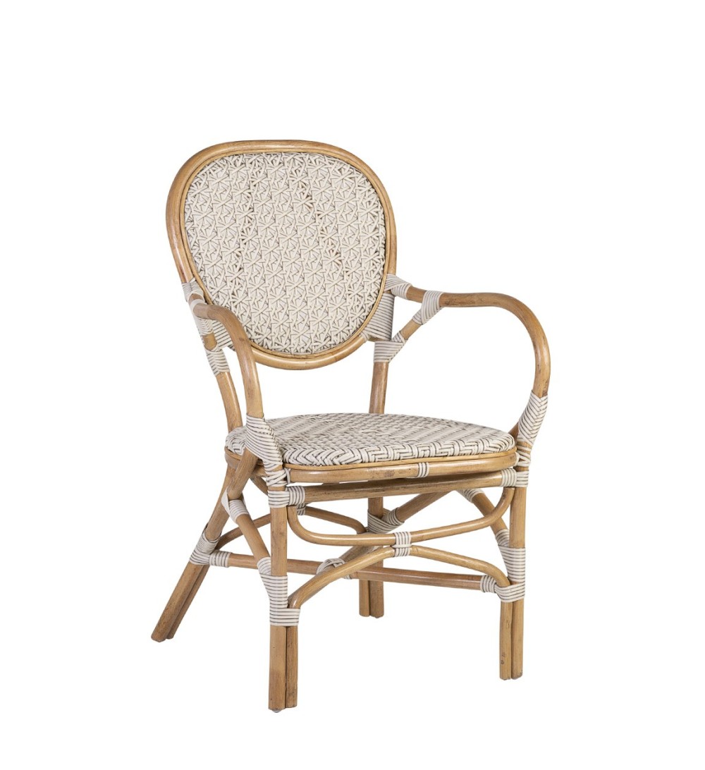 BISTRO - Poltrona in rattan 60 x 62 x 94