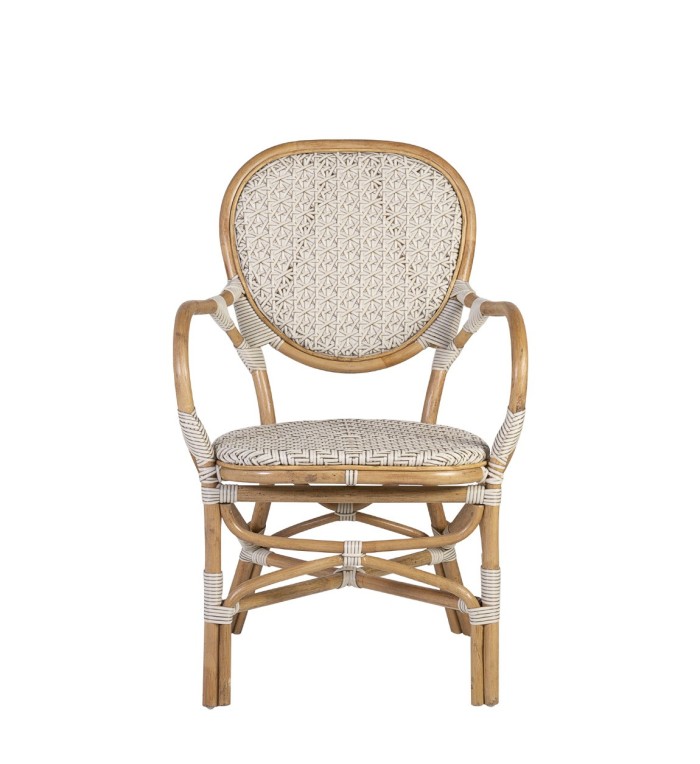 BISTRO - Poltrona in rattan 60 x 62 x 94