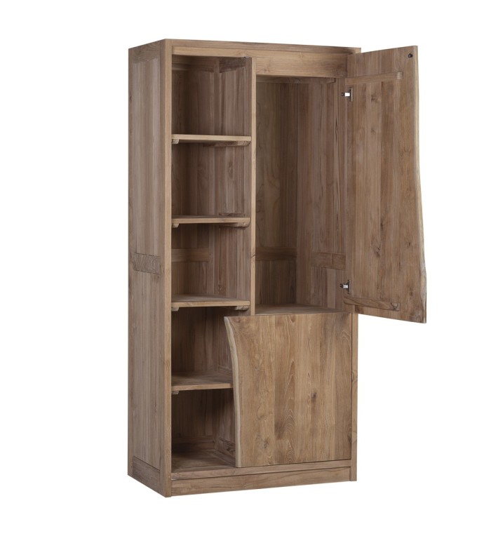 ATLANTA - Armoire en teck 90 x 50 x 190