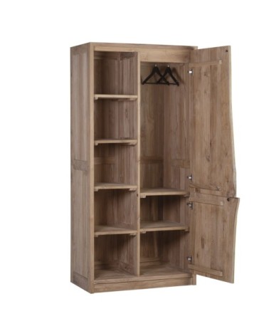 ATLANTA - Armoire en teck 90 x 50 x 190