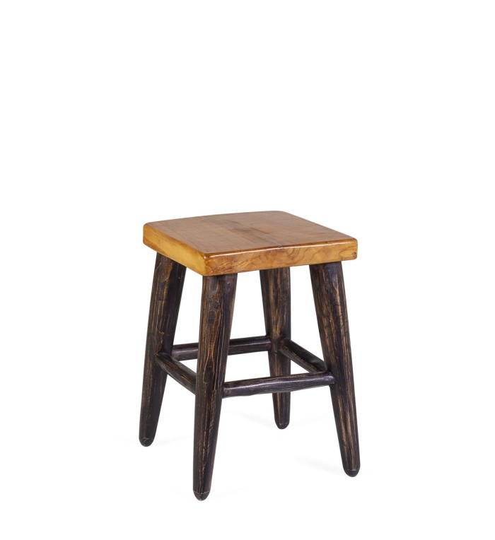 Teak stool 30 x 30 x 45