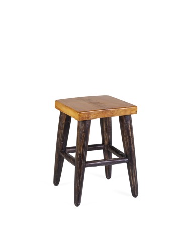 Tabouret en teck 30 x 30 x 45