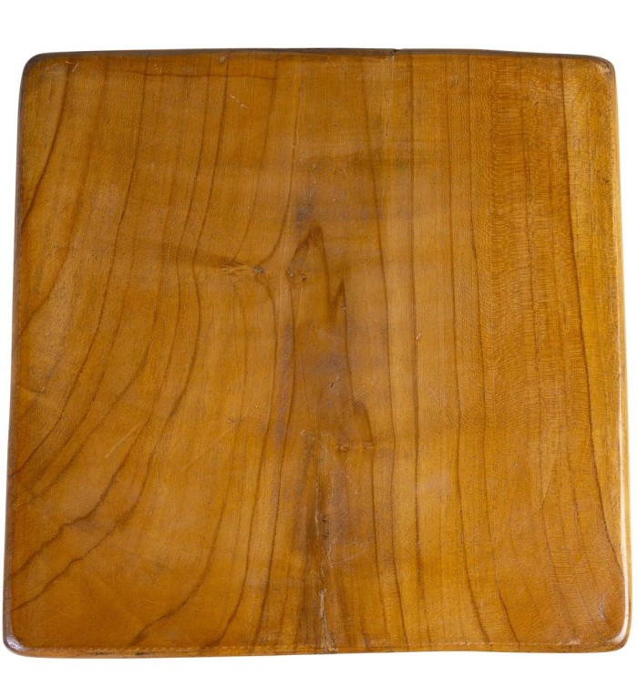 Sgabello in teak 30 x 30 x 45