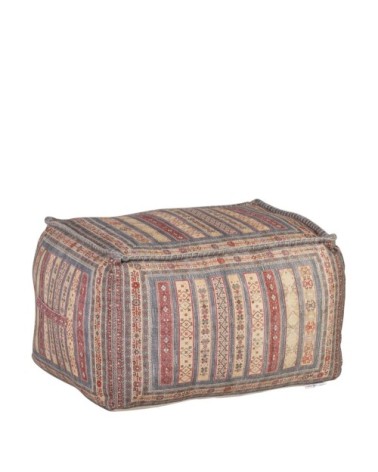 KENIA - POUF MULTICOLORE 75 X 55 X 42