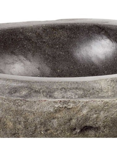 Round natural river stone sink 45 x 45 x 15