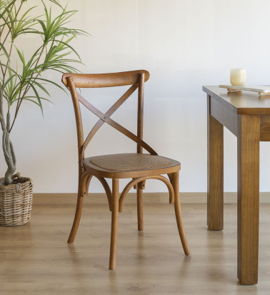 PARIS - Set of 2 wooden chairs 50 x 55 x 89