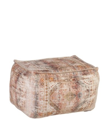 KENIA - POUF ROSSO 75 X 55 X 42