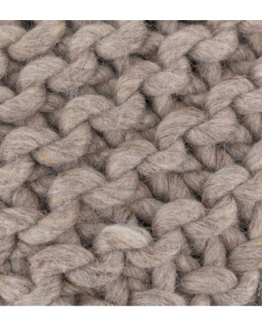 SINTRA - Wool pouf 40 x 40 x 40