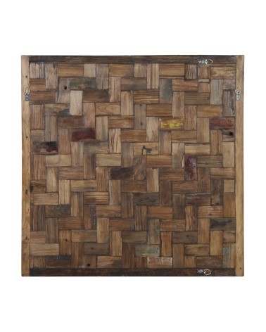 Brown wood panel 80 x 80