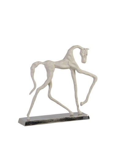 Figura de cavalo abstrato 57 x 13 x 56