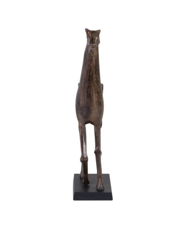 Figurine de cheval noir 18 x 10 x 44