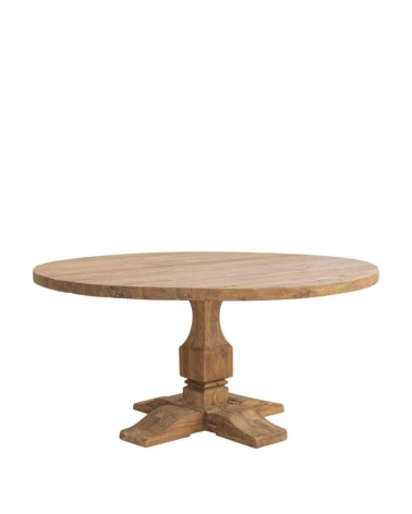 ORLANDO - Recycled teak dining table 160 x 160 x 78