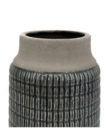 TIAN - Vase en céramique gris 20 x 20 x 33