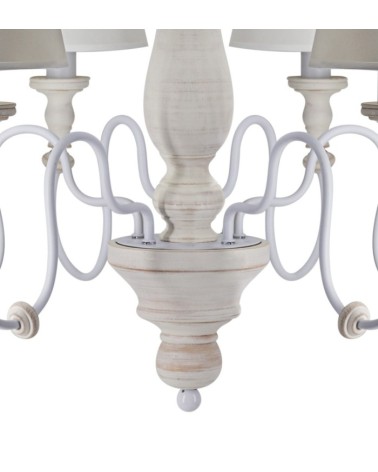 Ceiling lamp with six lampshades 50 x 57 x 57