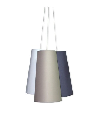 Tricolor ceiling lamp 22 x 22 x 40