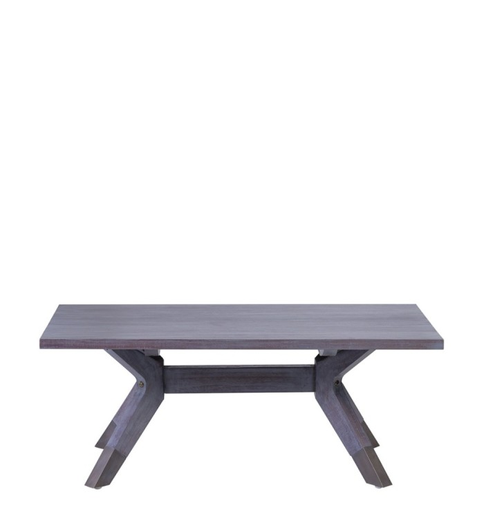 SPARTAN - Mesa de centro em madeira cor blau 120 x 60 x 45