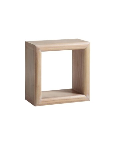 BROMO - Mensola da parete in legno colore marrone 40 x 20 x 40