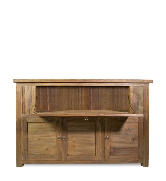 MERIDA - Buffet en teck sculpté 160 x 45 x 110