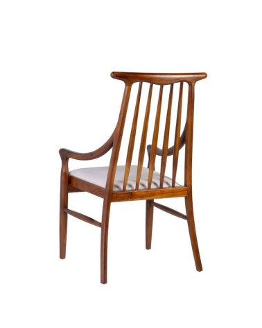 Teak Upholstered armchair 57 x 56 x 100