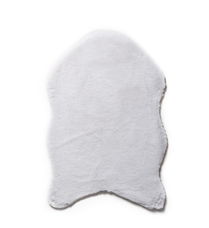 Alfombra soft blanca 100 x 150