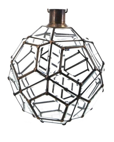 BISEL - Ceiling lamp in beveled glass 34 x 34 x 40