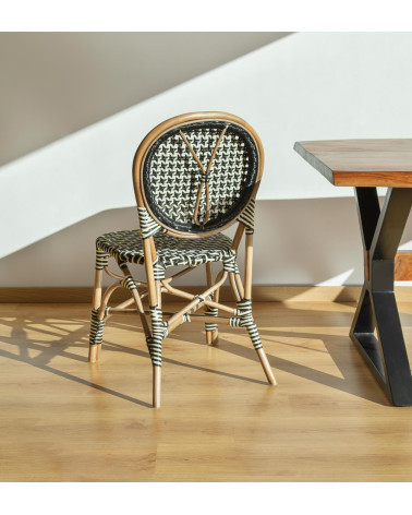 BISTRO - Rattan chair 52 x 56 x 92