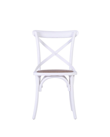 PARIS - Oak and Rattan Chair 50 x 55 x 89