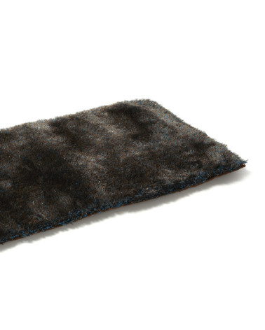 Tapis SHAGGY REMY de couleur bleu/marron 170 x 240