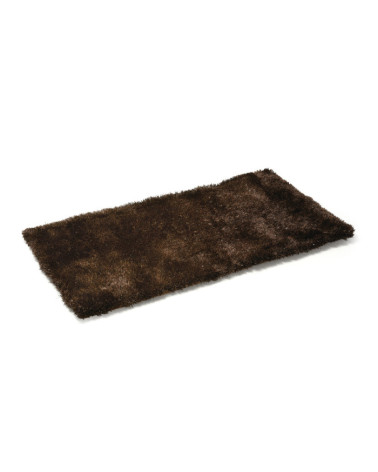 Tapis SHAGGY REMY de couleur marron 100 x 150