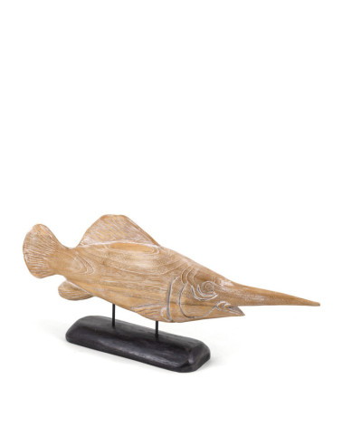 Figurine poisson-scie 65 x 15 x 30