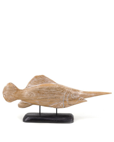 Figura de peixe-espada 65 x 15 x 30