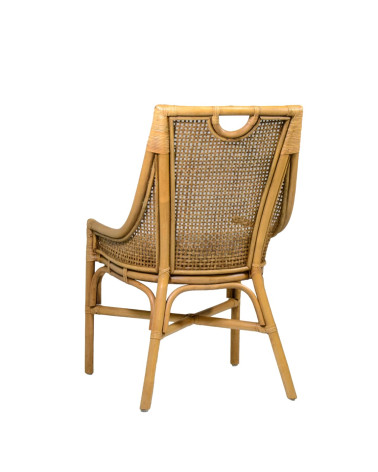 BISTRO - Sedia in rattan con cuscino 56 x 62 x 90