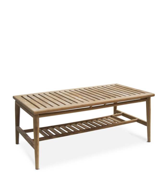 GIARDINO - Tavolino da salotto in teak 120 x 65 x 47