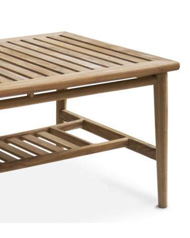 JARDIN - Table basse en teck 120 x 65 x 47