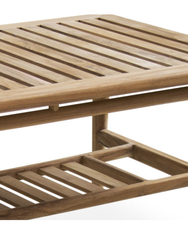 JARDIN - Table basse en teck 120 x 65 x 47