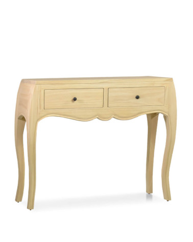 AINSA - Mindi wood console table 105 x 30 x 80