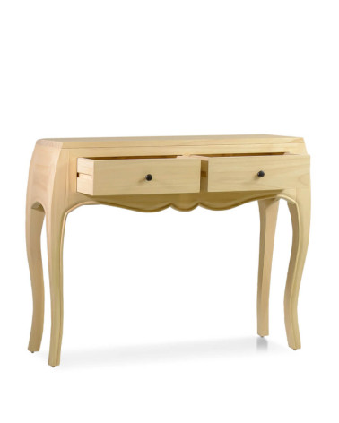 AINSA - Mindi wood console table 105 x 30 x 80